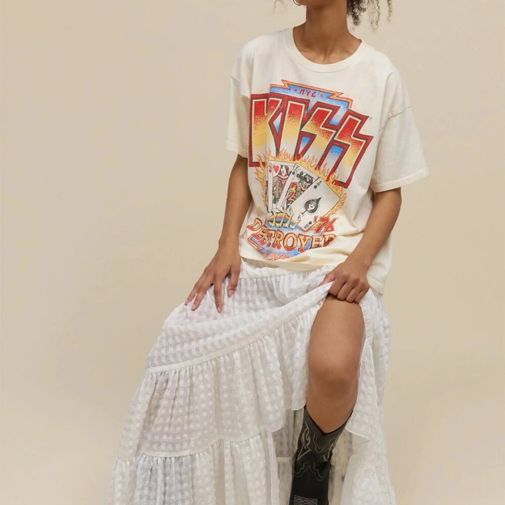 DAYDREAMER Kiss Destroyer Tour 76 Merch Tee NWT 1X